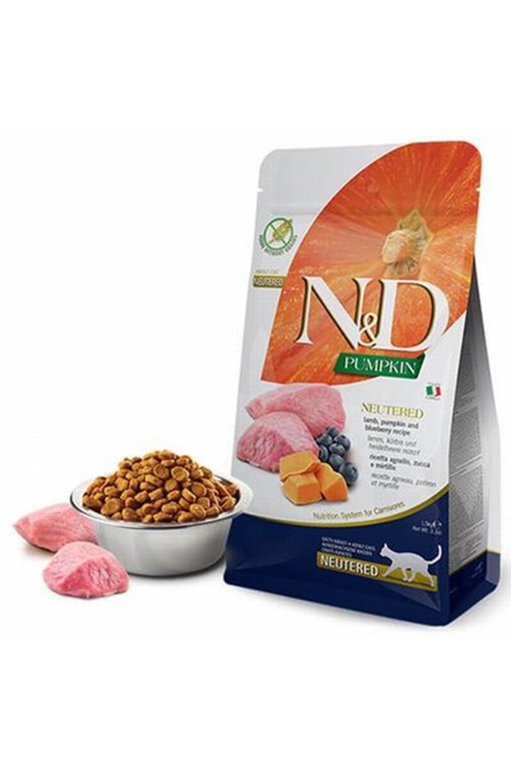 N&D Kısır Kedi Maması Kuzulu, Bal Kabaklı 1.5 Kg