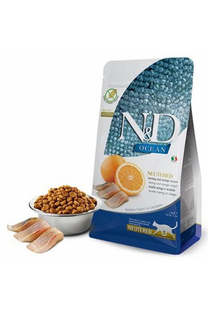N&D Kısır Kedi Maması Balıklı Ve Portakallı 1.5 Kg