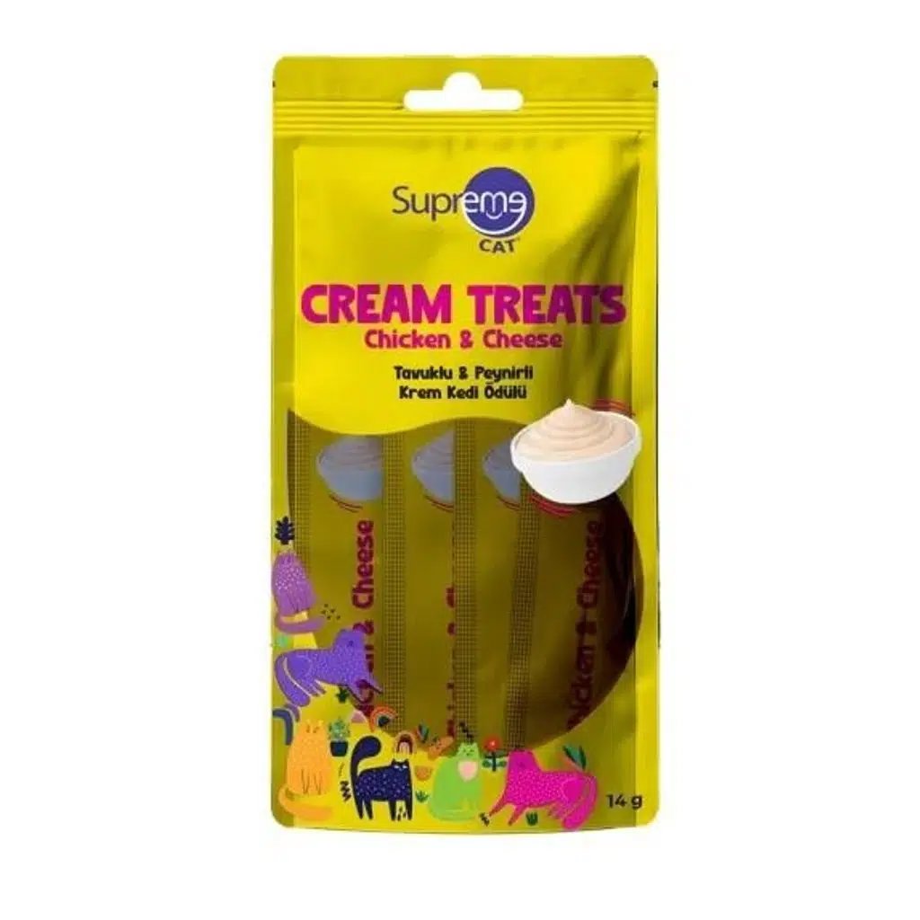 Supreme Kedi Ödül Krema Tavuklu Ve Peynirli 4*14 G görsel 3