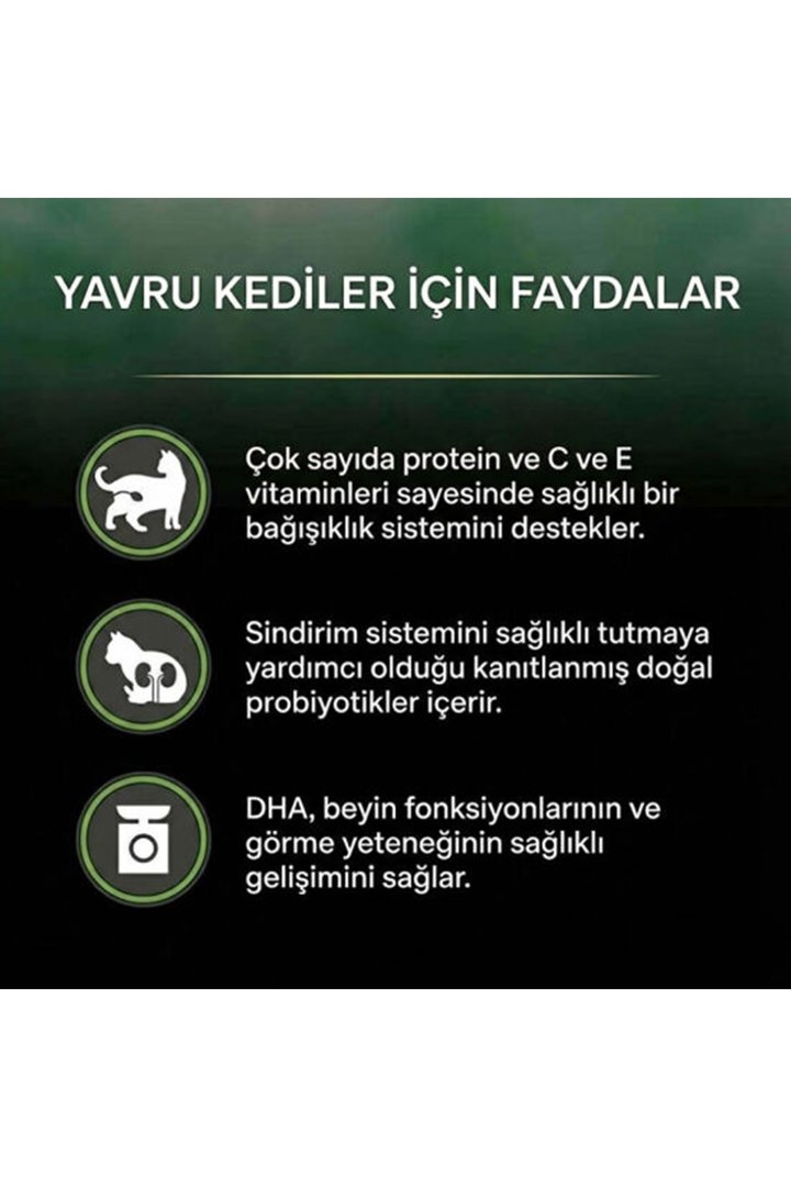 Proplan Yavru Kedi Maması Live Clear Hindili 1.4Kg görsel 8