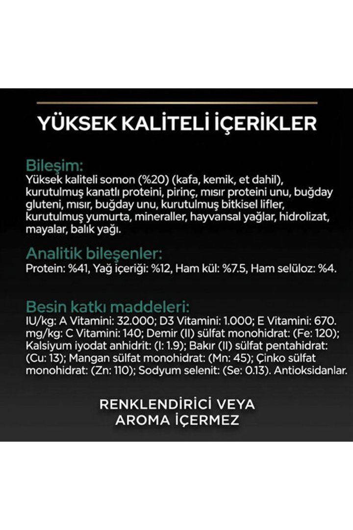 Proplan Kısır Kedi Maması Somonlu 1.5 Kg + Hediye görsel 6