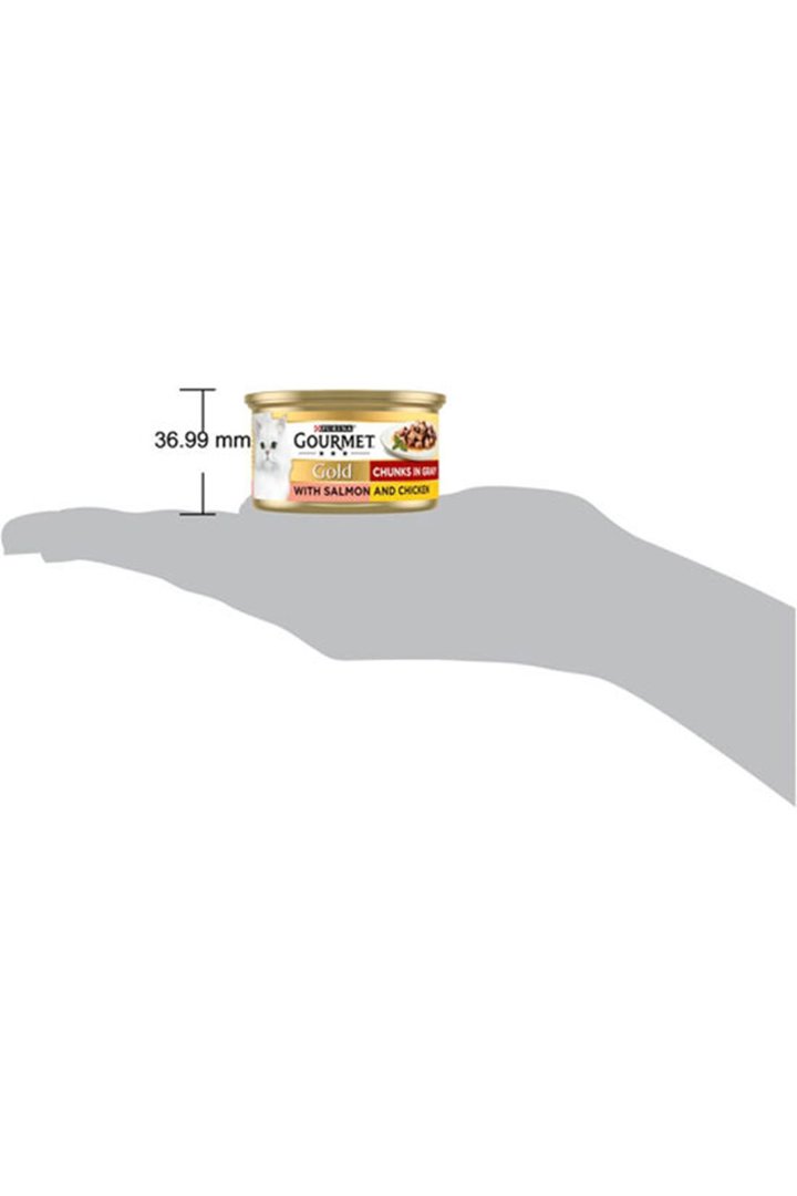 Gourmet Gold Kedi Yaş Maması Somon ve Tavuklu 85 G görsel 2