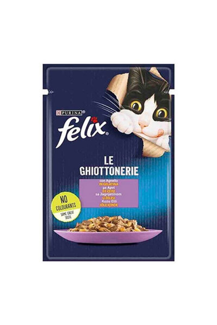 Felix Kedi Yaş Maması Kuzulu 85 G