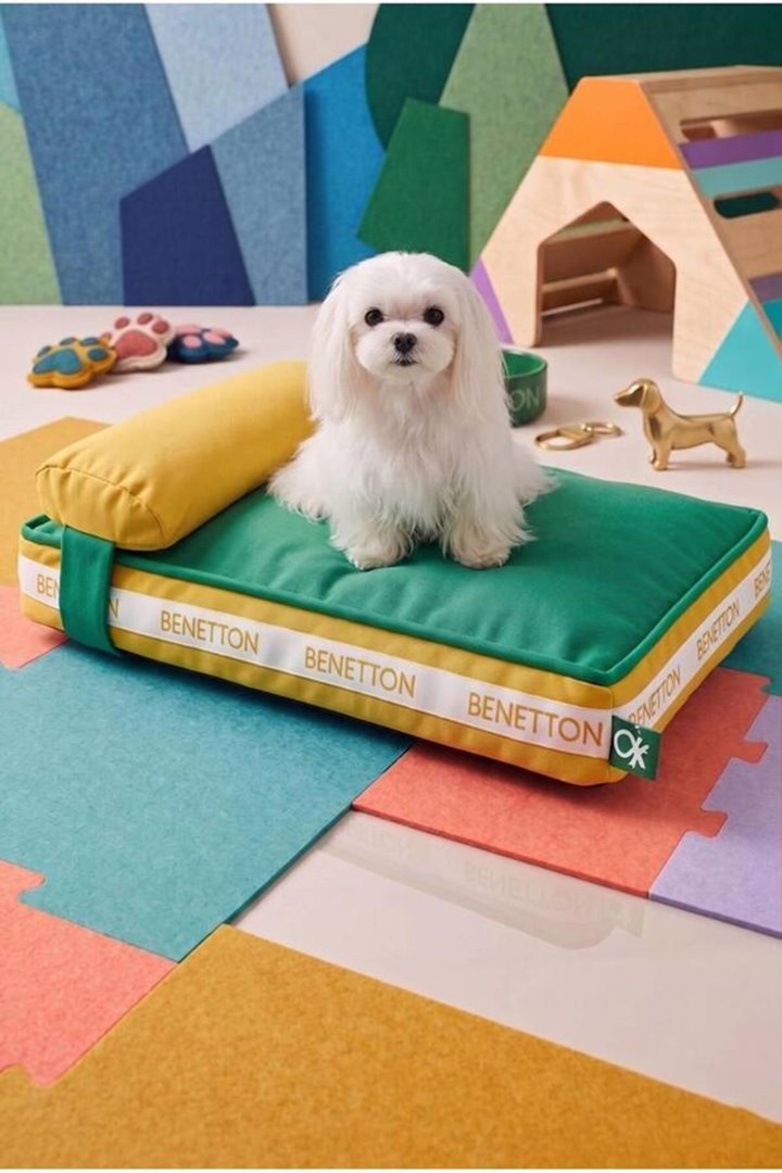 Benetton Yastıklı Yatak Yeşil 60*40*10 Cm