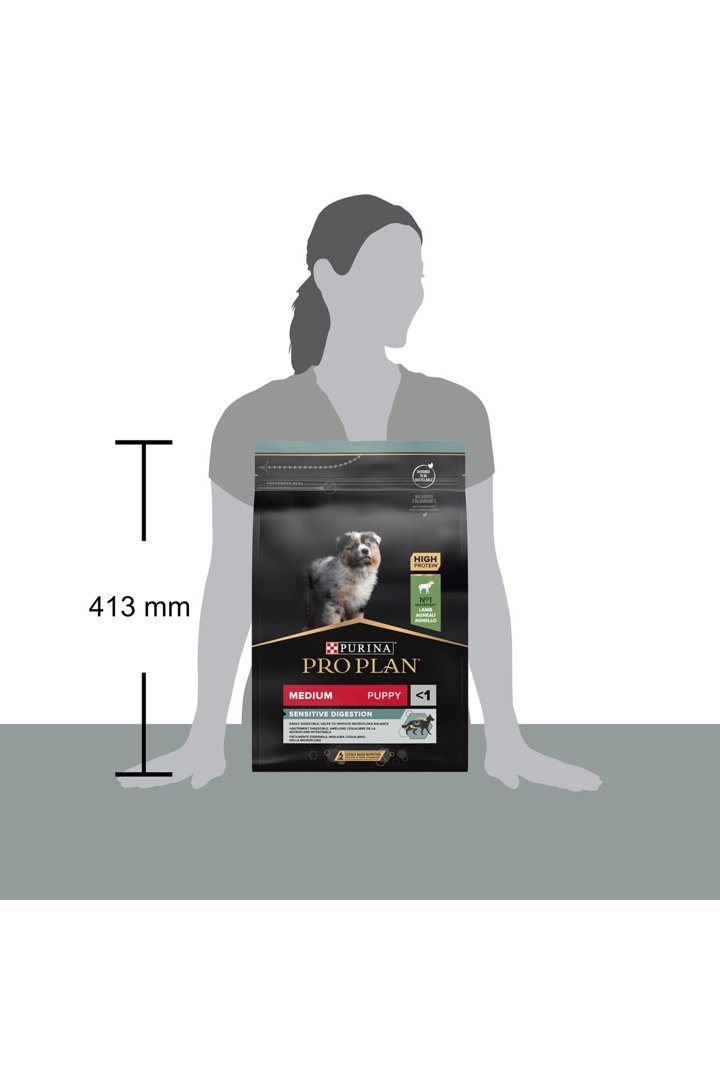 Proplan Yavru Köpek Maması Orta Irk Kuzulu 3 Kg görsel 2