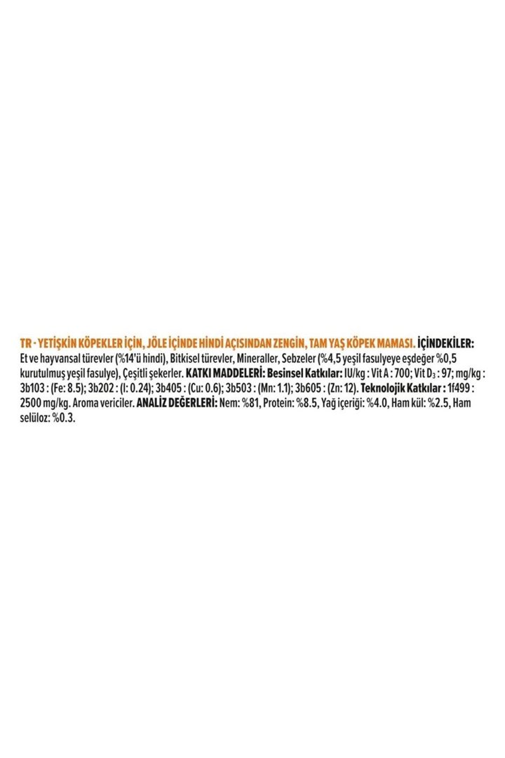 Proplan Köpek Yaş Maması Hindili 400 G görsel 2