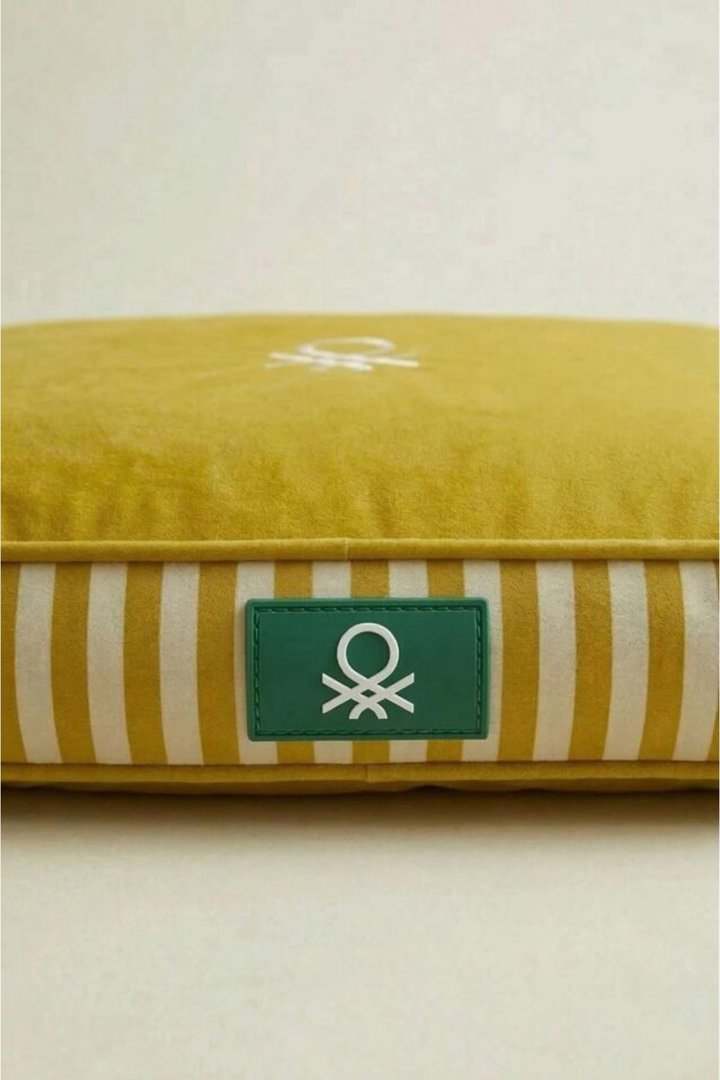 Benetton Yatak Çizgili Sarı (M) 70*50 Cm görsel 3