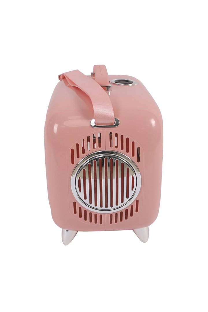 M-Pets Kedi Taşıma Çantası Televizyon Şekli Pembe görsel 2