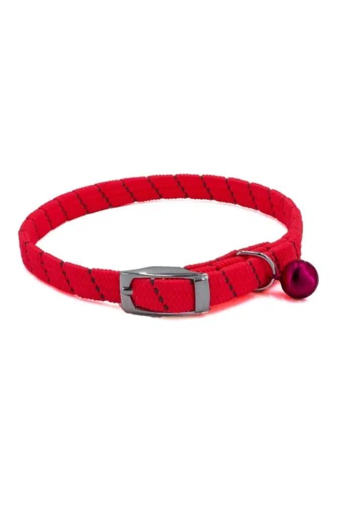 Cattie Kedi Boyun Tasması Lastikli Pembe 20-30 Cm görsel 2