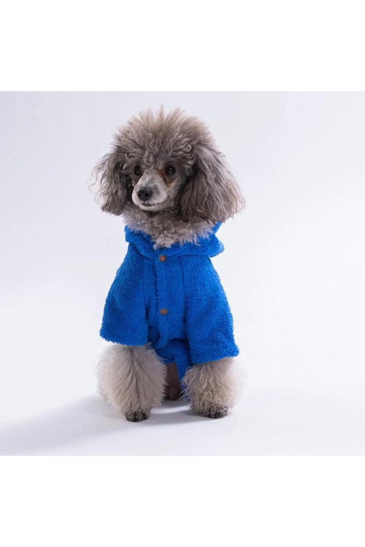 Pawstar Bornoz Mavi (L-XL) görsel 3
