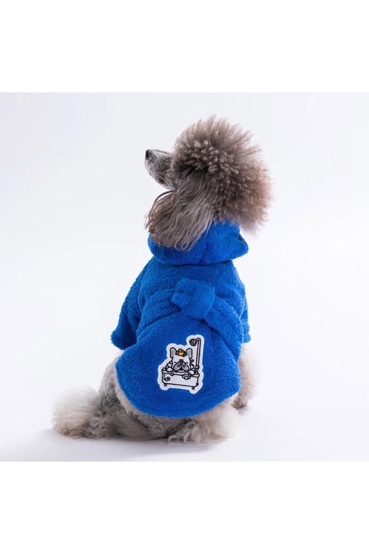Pawstar Bornoz Mavi (2XL-3XL) görsel 5