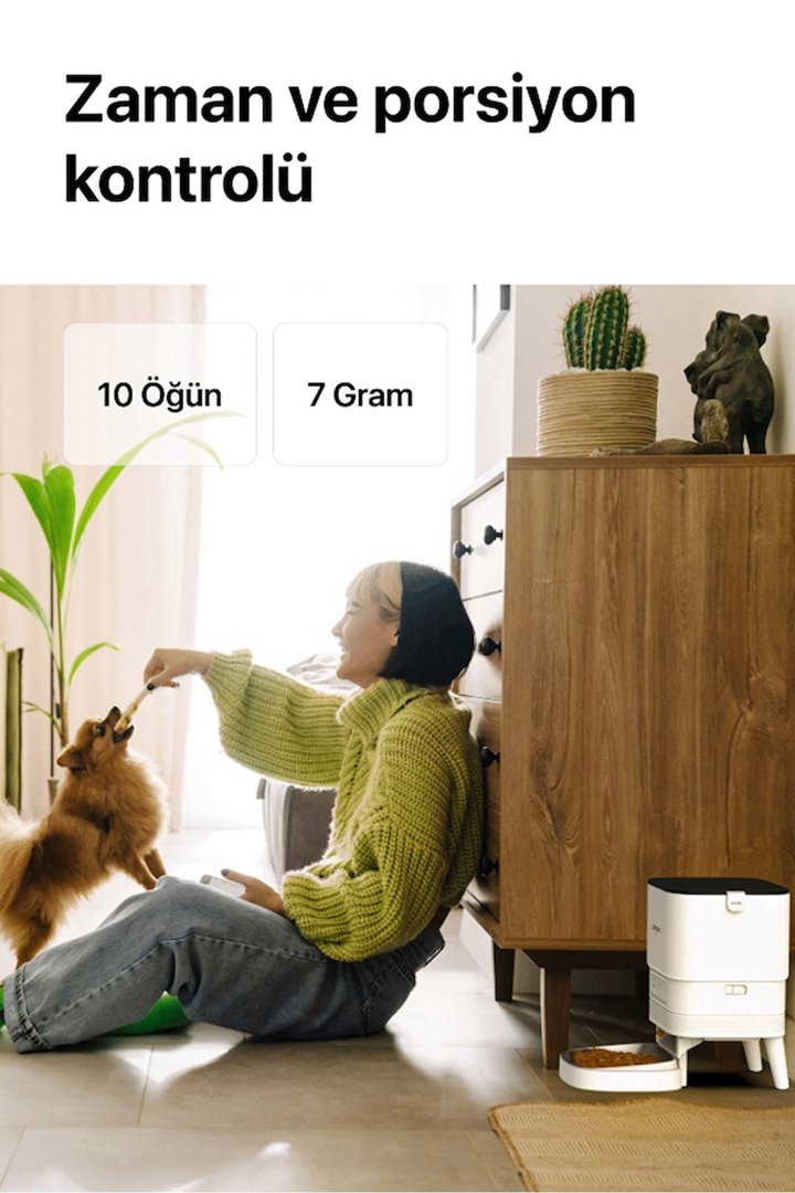Xenon Akıllı Mama Kabı Beyaz