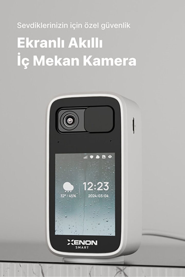 Xenon Ekranlı Akıllı İç Mekan Kamerası görsel 5