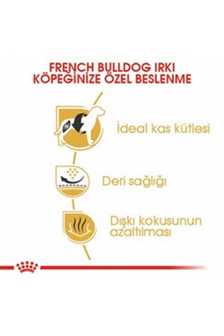 Royal Canin Köpek Maması French Bulldog 3 Kg görsel 4