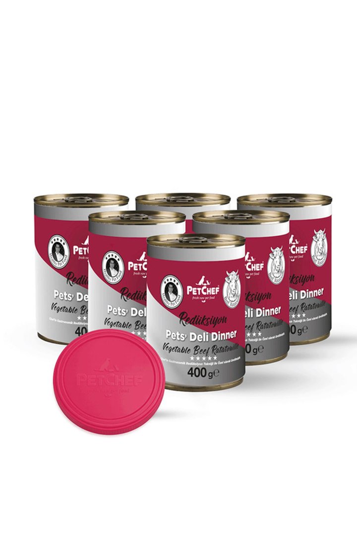 Petchef Köpek Yaş Mama Sığır Etli Ratatouille 400G