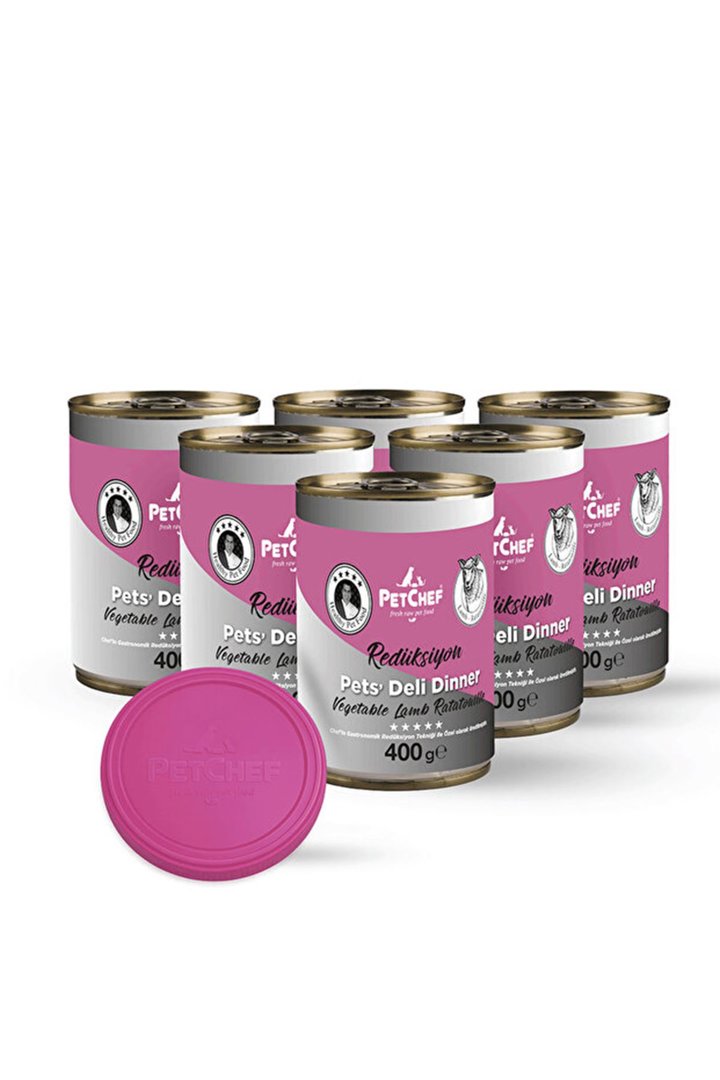 Petchef Köpek Yaş Mama Kuzu Etli Ratatouille 400 G