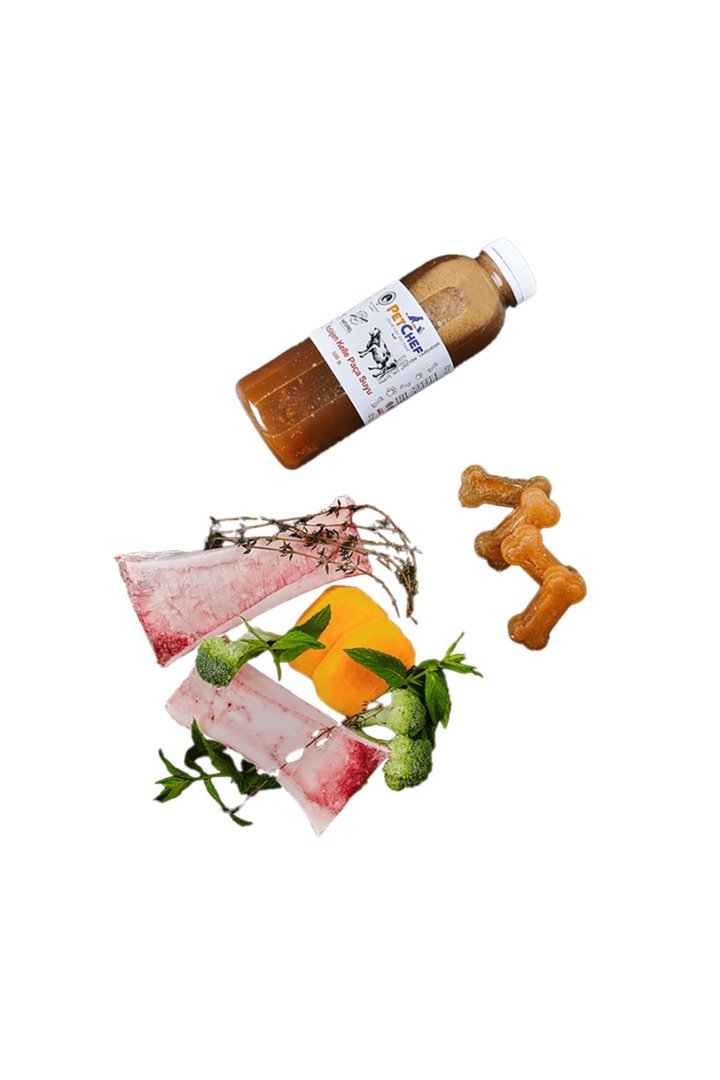 Petchef Köpek Maması Kelle Paça Suyu 500 G görsel 2