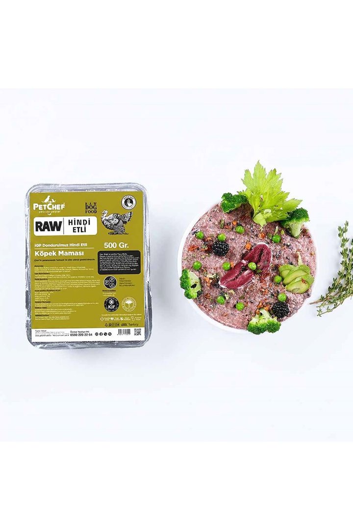 Petchef Köpek Mama Raw Hindi Boyun 750 G