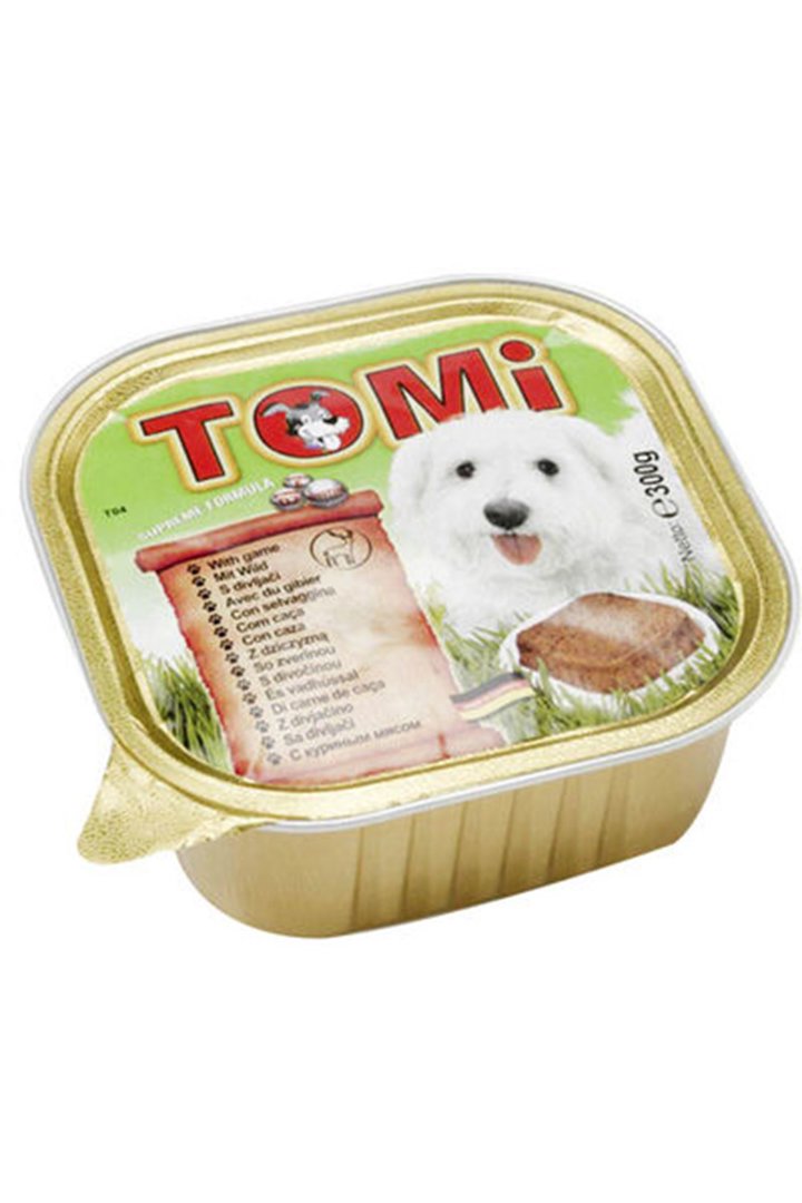 Tomi Köpek Yaş Maması Yaban Hayvanlı 300 G