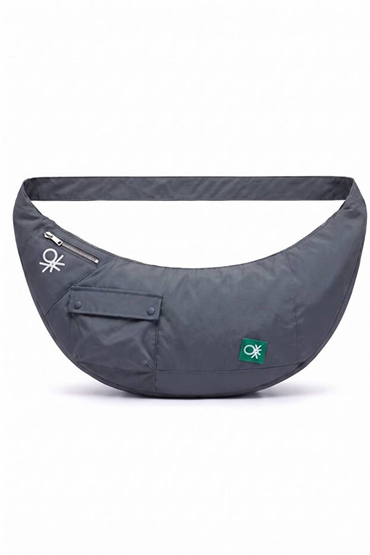 Benetton Çapraz Askılı Çanta Lacivert (L) görsel 2