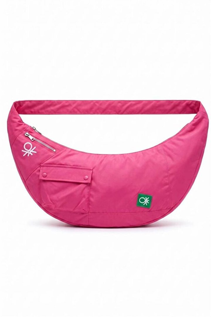 Benetton Çapraz Askılı Çanta Pembe (L) görsel 2