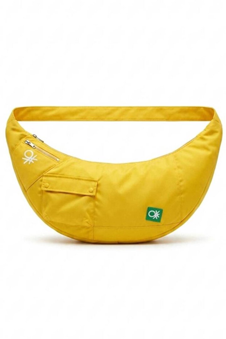 Benetton Çapraz Askılı Çanta Sarı (L) görsel 2