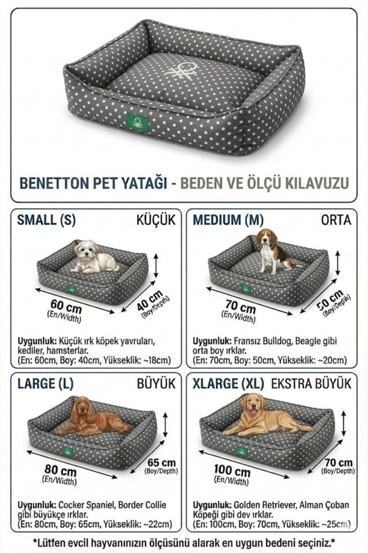 Benetton Yatak Puantiyeli Pembe (L) 80*65 Cm görsel 4