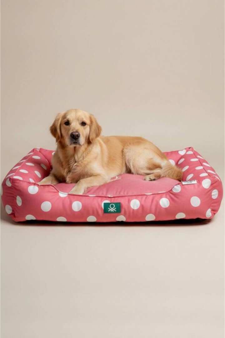 Benetton Yatak Puantiyeli Pembe (L) 80*65 Cm
