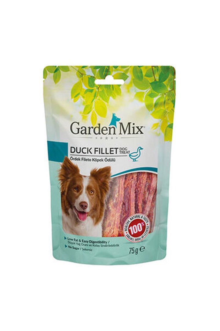 Garden Mix Köpek Ödül Maması Ördekli Fileto 75 G