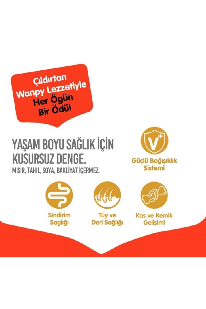 Wanpy Köpek Maması Ördekli Tahılsız 1.5 Kg görsel 5