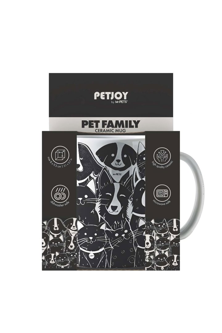 M-Pets Kupa Petfamily Multicolor 350 Ml görsel 2