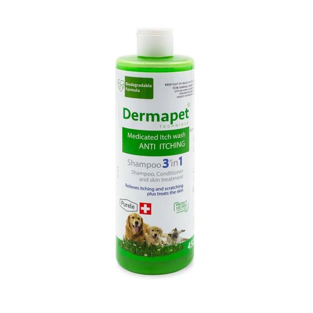 Purele Kedi ve Köpek Şampuanı Dermatolojik 450 Ml görsel 2