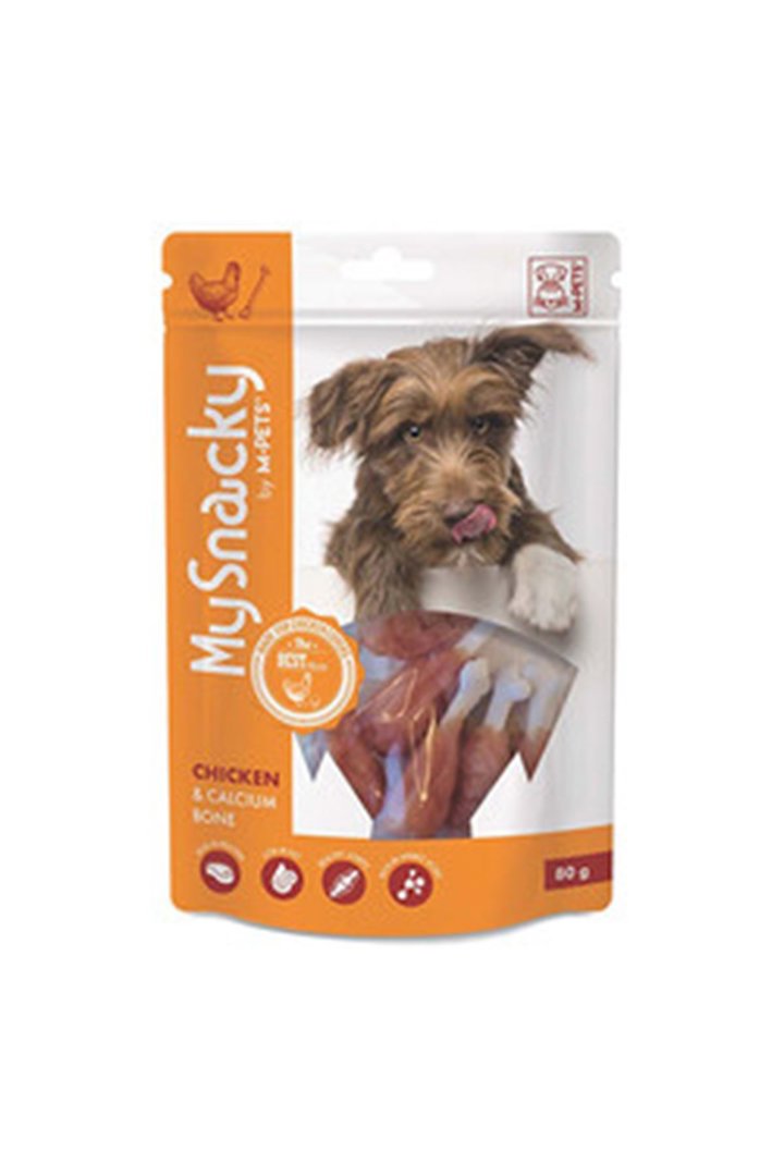 M-Pets Köpek Ödül Kalsiyumlu Kemik Tavuklu 80 G görsel 4