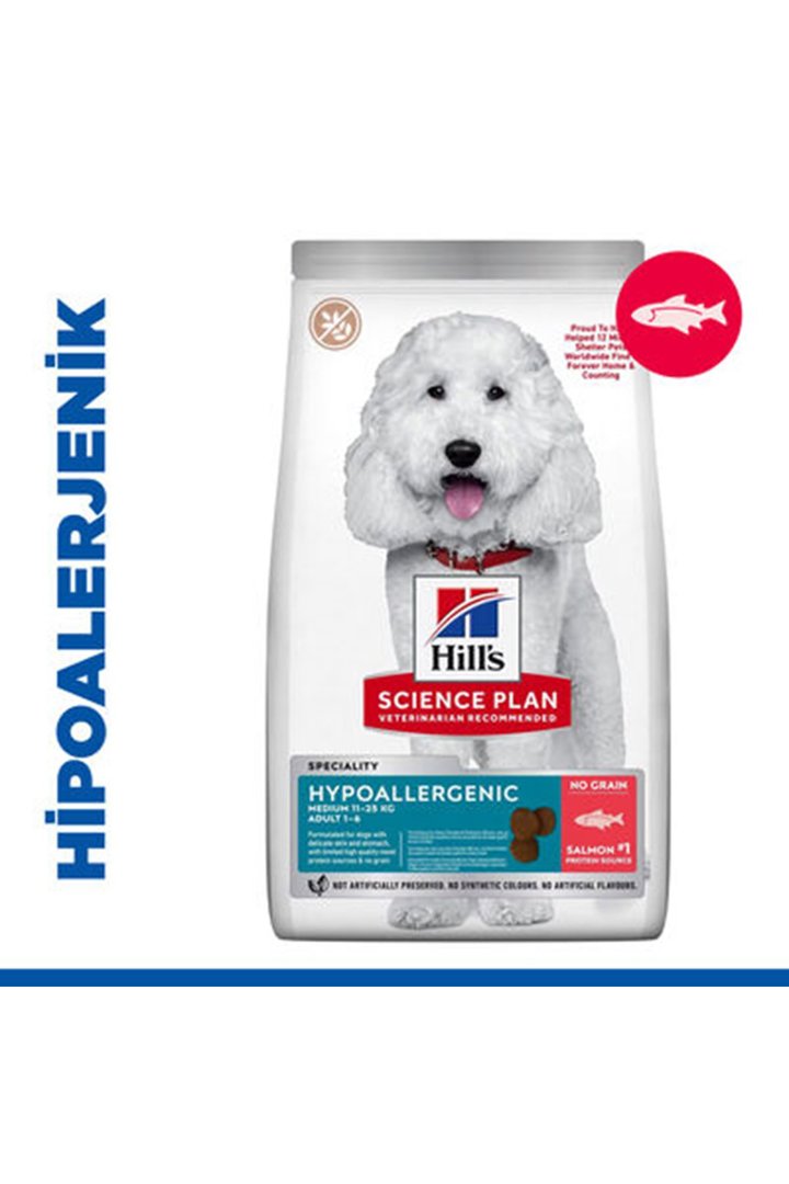 Hill's Köpek Maması Somonlu Hipoalerjenik 2.5 Kg görsel 3