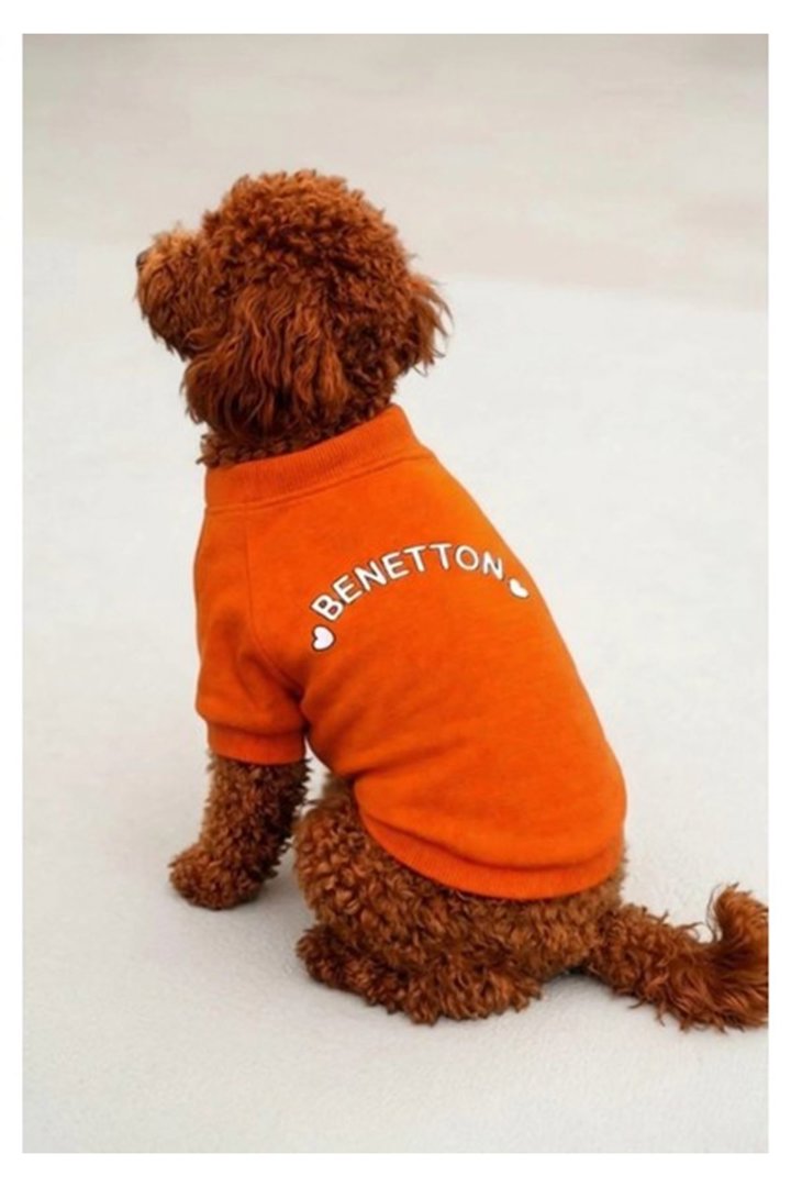 Benetton Sweatshirt Turuncu (M)
