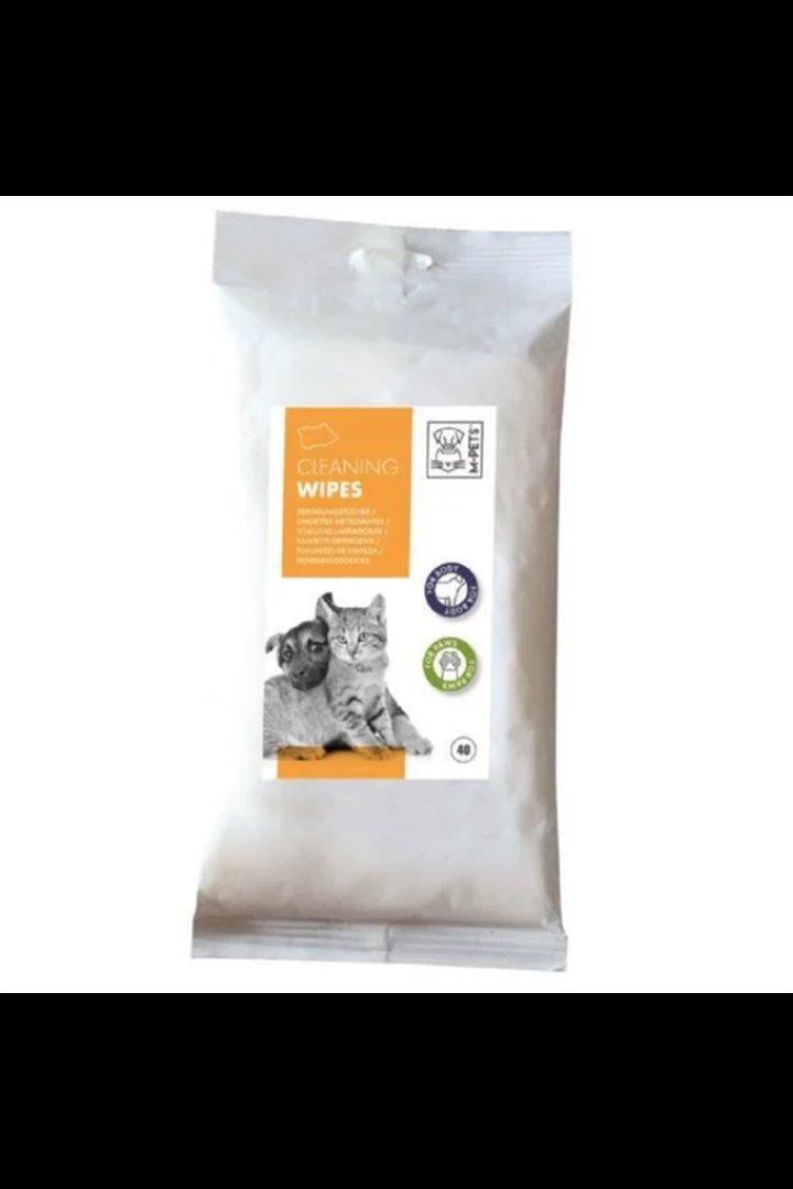 M-Pets Kedi ve Köpekler İçin Islak Mendil 40'Lı