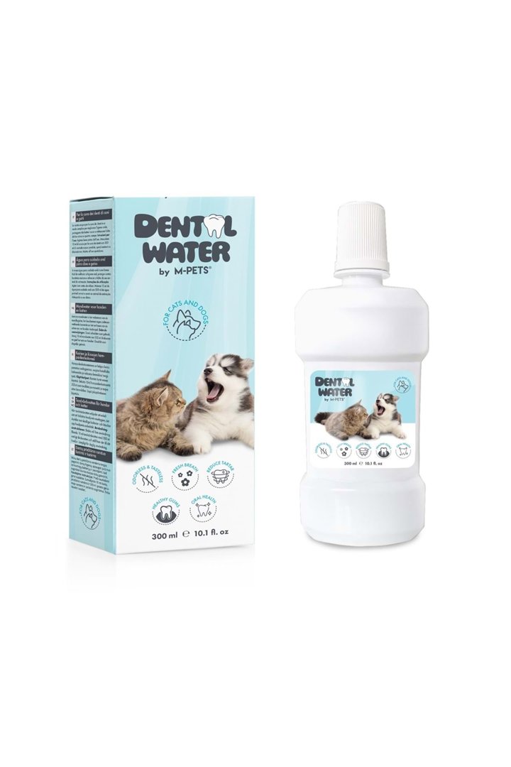 M-Pets Kedi ve Köpek Ağız ve Diş Bakım Suyu 300 Ml görsel 3