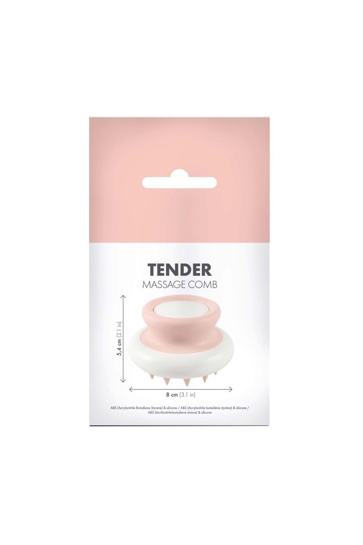 M-Pets Kedi Köpek için Masaj Fırçası Pembe 8*5.4Cm görsel 4