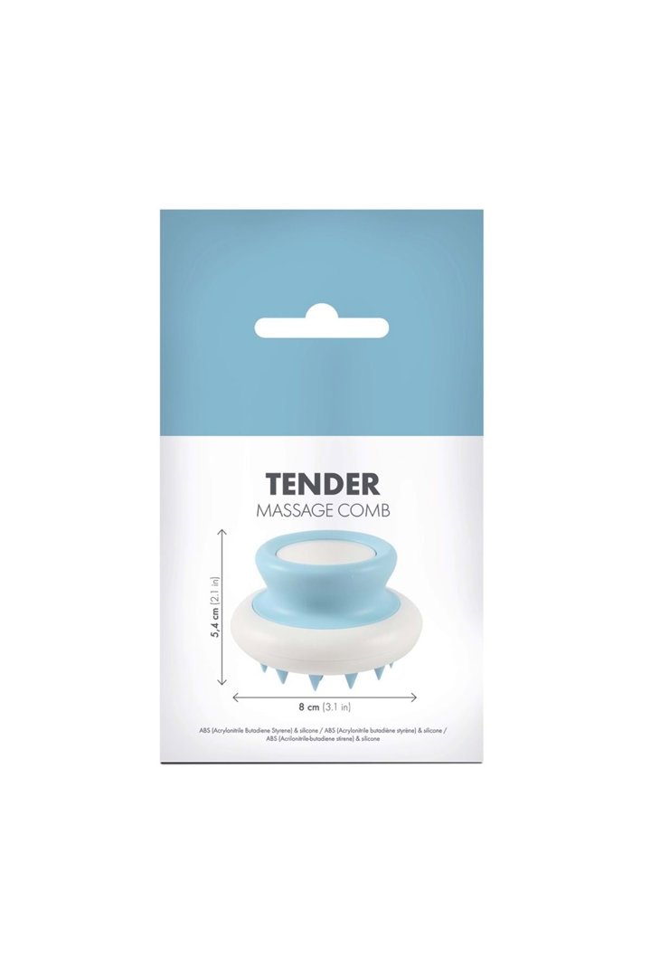 M-Pets Kedi Köpek İçin Masaj Fırçası Mavi 8*5.4 Cm görsel 2