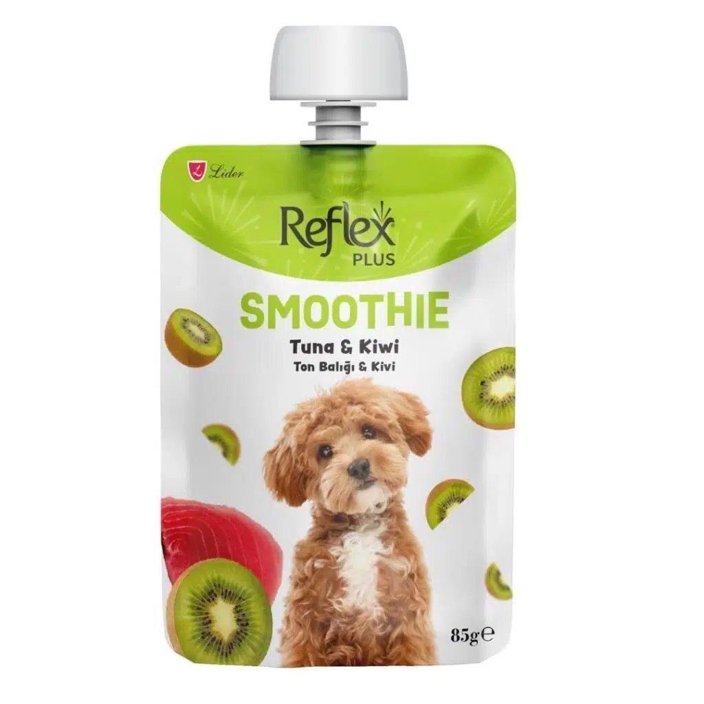 Reflex Plus Köpek Ödül Smoothie Ton Balık,Kivi 85G görsel 3