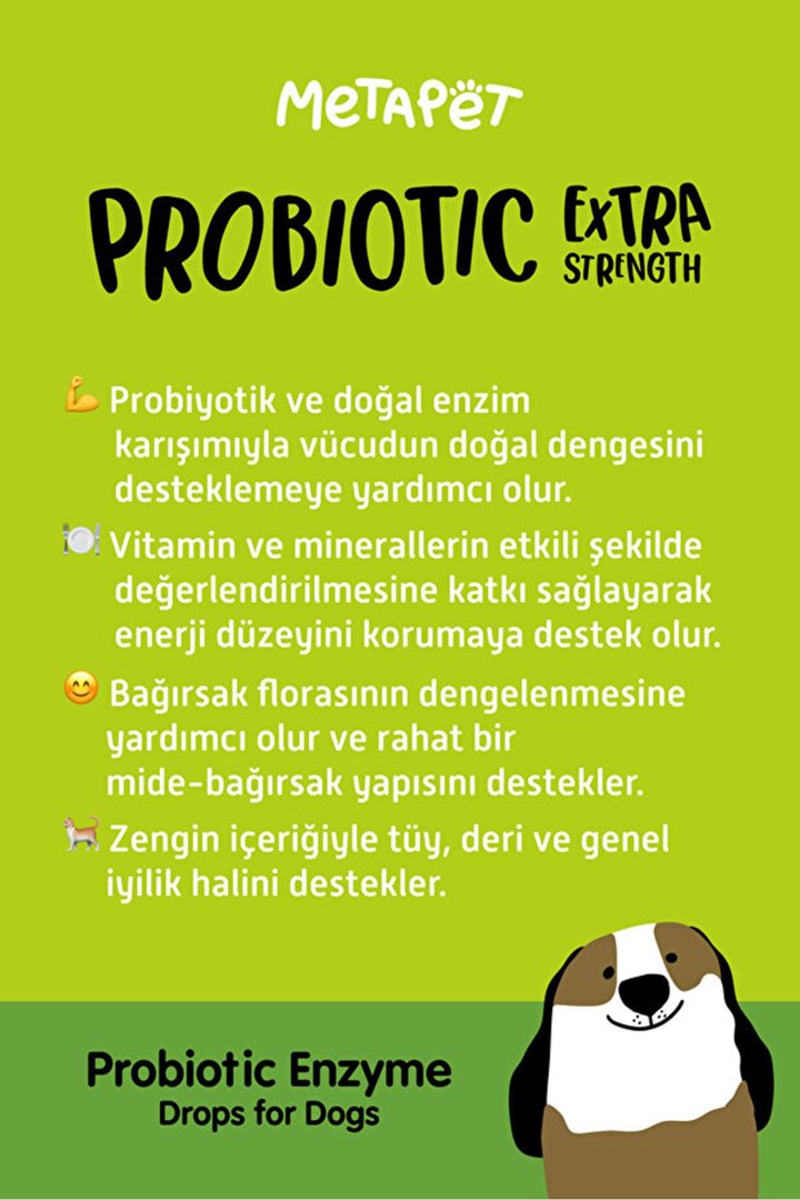 Metapet Köpeklere Özel Probiyotik Damla 50 Ml görsel 5