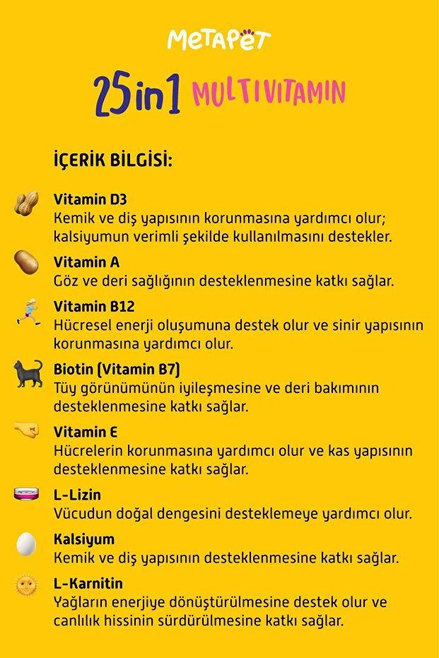Metapet Köpeklere Özel Multivitamin Damla 50 Ml görsel 7