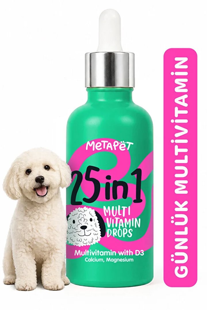 Metapet Köpeklere Özel Multivitamin Damla 50 Ml