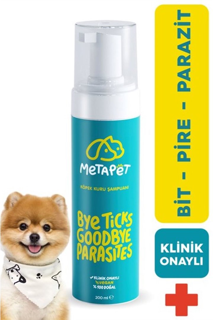 Metapet Köpek Şampuanı Bit-Pire Giderici 200 Ml