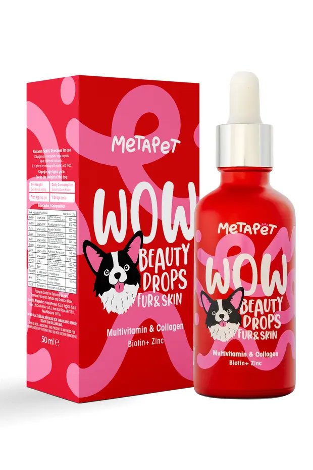 Metapet Köpek İçin Tüy ve Cilt Bakım Vitamin 50Ml görsel 2