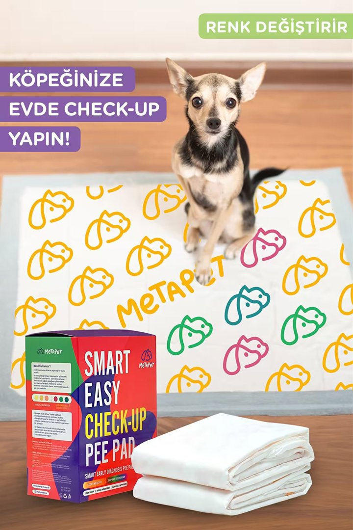 Metapet Köpek Çiş Pedi Renk Değiştiren 2Li 60*90Cm