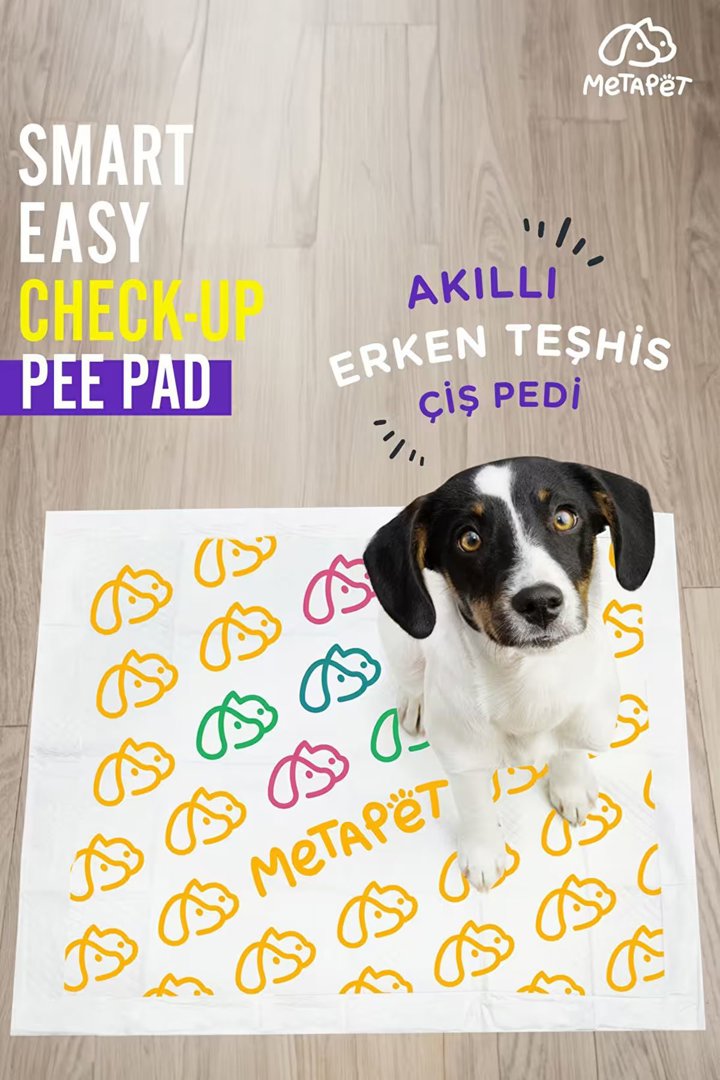 Metapet Köpek Çiş Pedi Renk Değiştiren 2Li 60*90Cm görsel 2