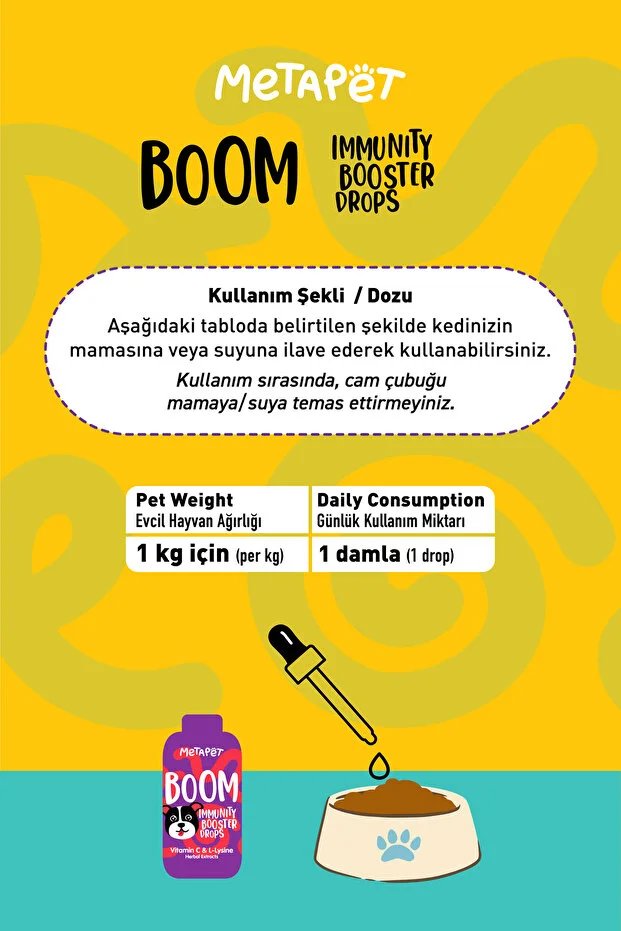 Metapet Köpek Bağışıklık Güçlendirici Damla 50 Ml görsel 3