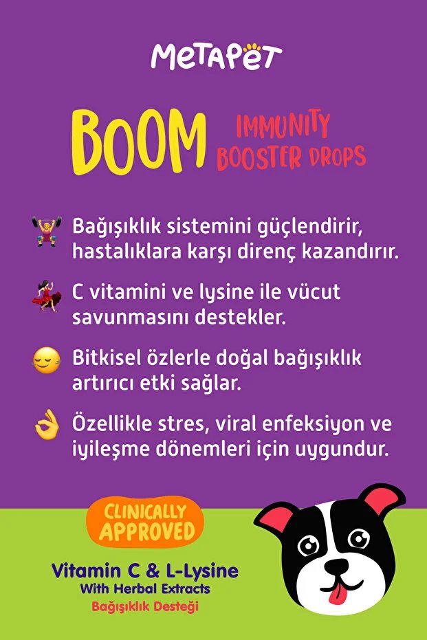 Metapet Köpek Bağışıklık Güçlendirici Damla 50 Ml görsel 5