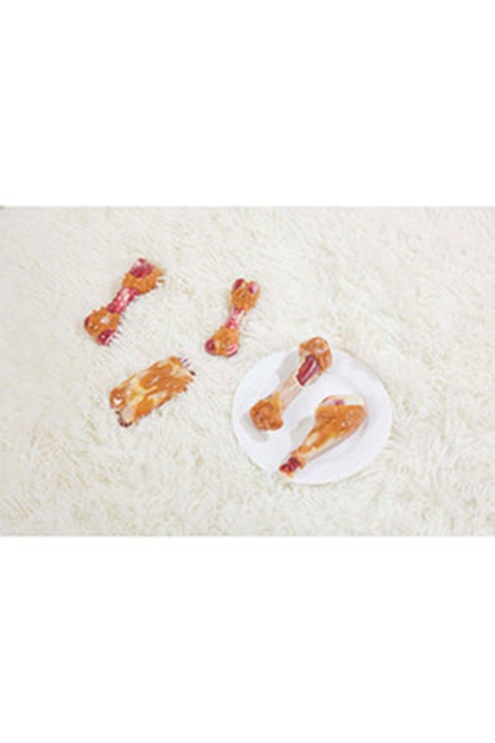 M-Pets Köpek Oyuncağı Pastırmalı 11.7*4.7*4 Cm görsel 6